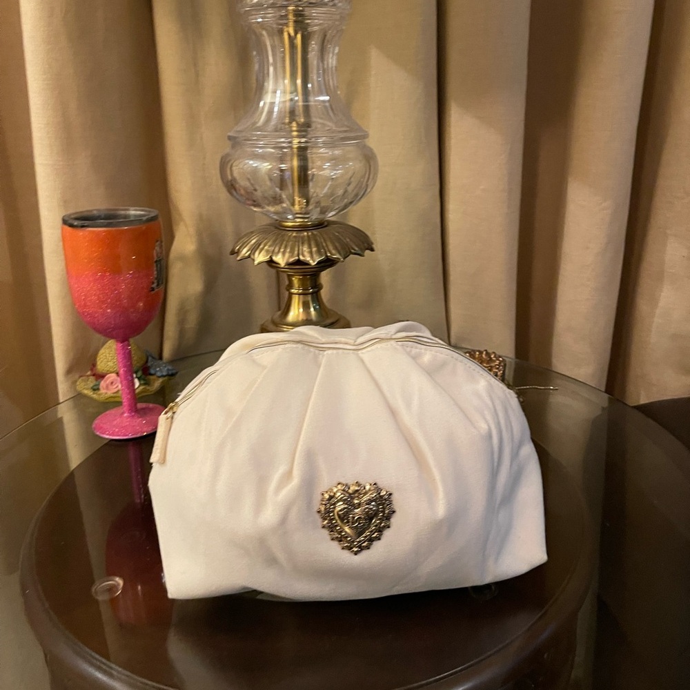 Dolce & Gabbana Cream Bag with Gold Accent